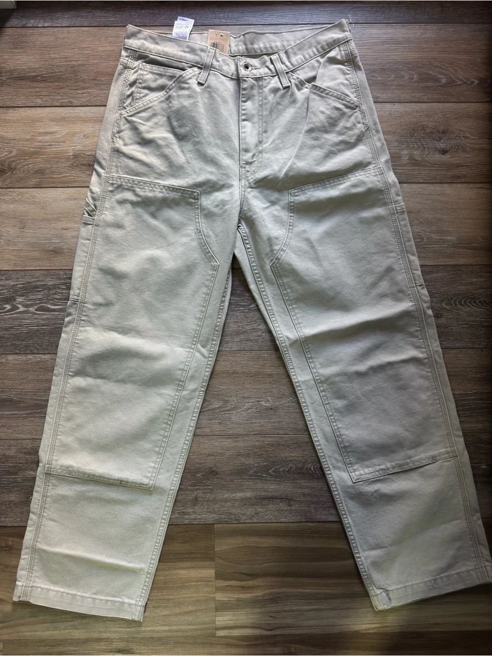 Levi's 568 Loose Carpenter Double Knee Pants Gray Men's  (31x30) NWT